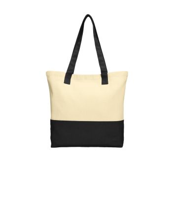 Port Authority &#174; Colorblock Cotton Tote. BG414