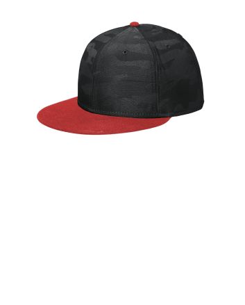 New Era  &#174;  Camo Flat Bill Snapback Cap NE407