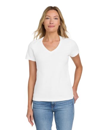 Gildan Softstyle &#174; Women's Fit V-Neck T-Shirt. 64V00L