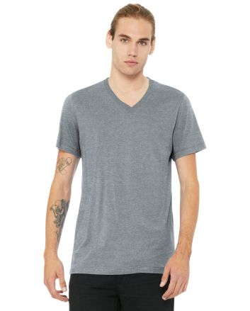 BELLA+CANVAS &#174; Unisex Heather CVC V-Neck Tee BC3005CVC