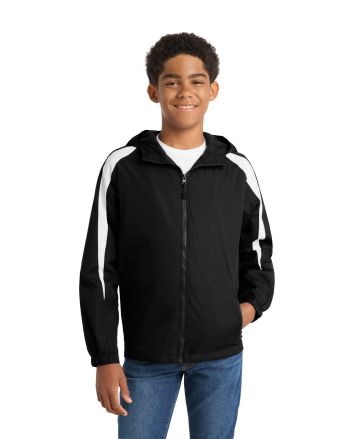 Sport-Tek &#174;  Youth Fleece-Lined Colorblock Jacket. YST81