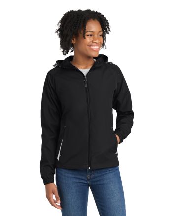 Sport-Tek &#174; Women's Colorblock Hooded Raglan Jacket. LST76