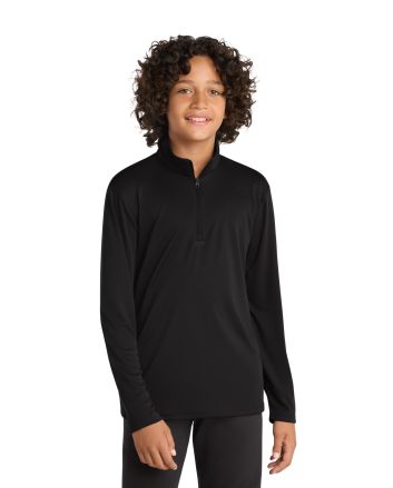 Sport-Tek  &#174;  Youth PosiCharge  &#174;  Competitor  &#153;  1/4-Zip Pullover. YST357