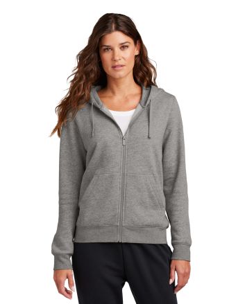 Nike Women's Club Fleece Sleeve Swoosh Full-Zip Hoodie NKFD9890