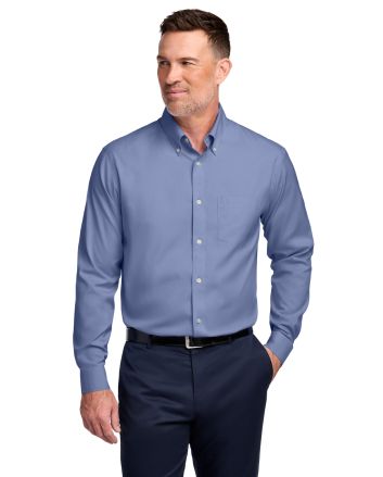 Brooks Brothers ® Tall Wrinkle-Free Stretch Pinpoint Shirt TBB18000