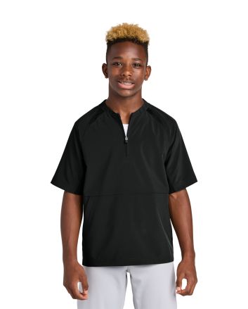 Sport-Tek &#174;  Youth Repeat 1/2-Zip Short Sleeve Jacket YJST489