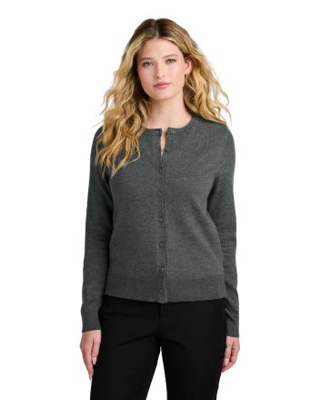 Port Authority &#174; Women's Easy Care Crewneck Cardigan Sweater LSW2870