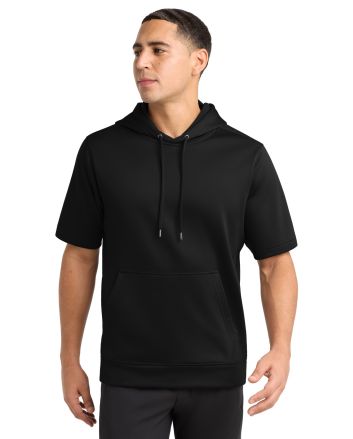 Sport-Tek &#174; Sport-Wick &#174; Fleece Short Sleeve Hooded Pullover. ST251