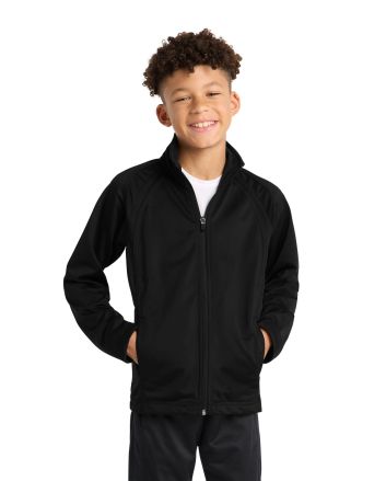 Sport-Tek &#174;  Youth Tricot Track Jacket. YST90