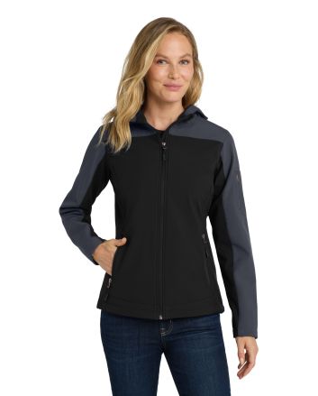 Port Authority &#174; Women's Hooded Core Soft Shell Jacket. L335