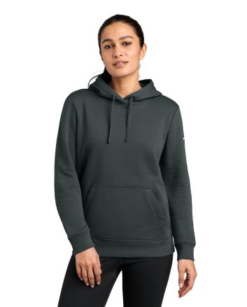 Nike Women's Club Fleece Sleeve Swoosh Pullover Hoodie NKFD9889
