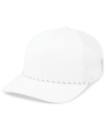 Pacific Headwear Trucker Snapback Braid Cap 104BR