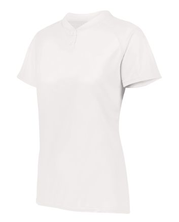 Augusta Sportswear Ladies Attain Wicking Two-Button Softball Jersey 1567