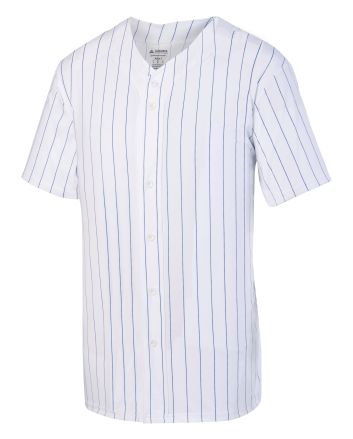 Augusta Sportswear Pinstripe Full-Button Jersey 1685