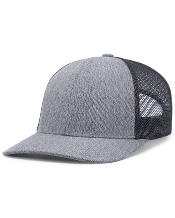 Pacific Headwear Melange Heather Low-Profile Trucker 210C