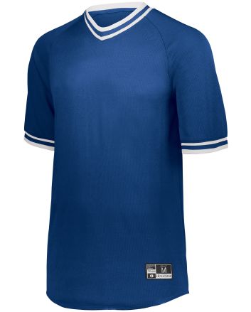 Holloway Youth Retro V-Neck Baseball Jersey 221221