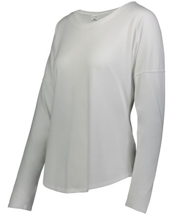 Augusta Sportswear Ladies Lux Tri-Blend Long Sleeve Tee 3077