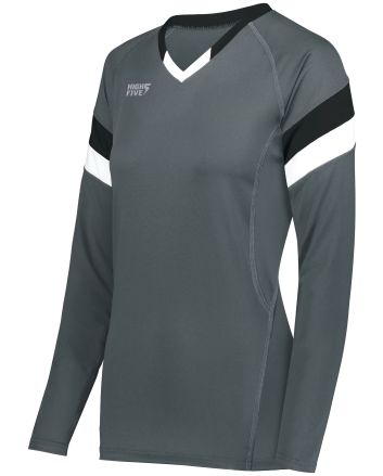 High Five Girls TruHit Tri-Color Long Sleeve Jersey 342243