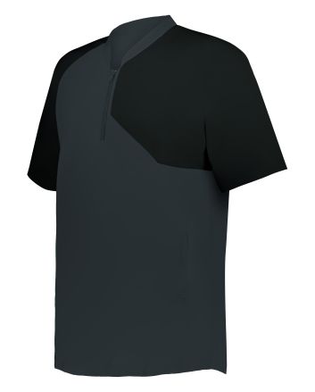 Alleson Athletic FIELD 1/4 ZIP SHORT SLEEVE PULLOVER 3JSS21A