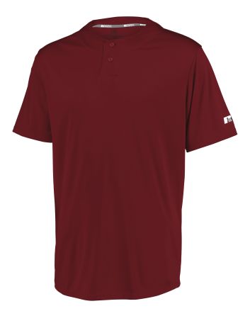 Russell Youth Performance Two-Button Solid Jersey 3R7X2B
