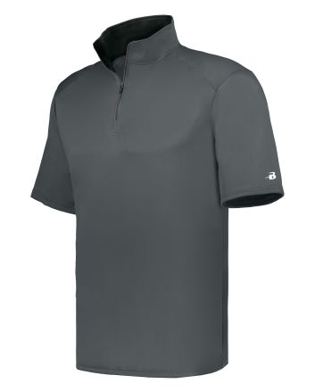 Badger Sport B-CORE 1/4 ZIP SHORT SLEEVE PULLOVER 419900