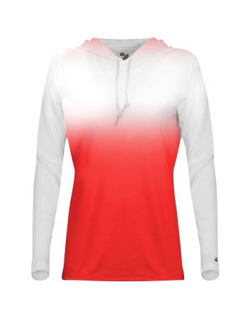 Badger Sport OMBRE WOMEN'S HOOD TEE 420800