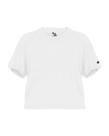 Badger Sport LADIES TRI-BLEND CROP TEE 496300