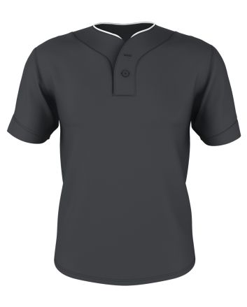 Alleson Athletic YOUTH TWO BUTTON MESH BASEBALL JERSEY 52MTHJY
