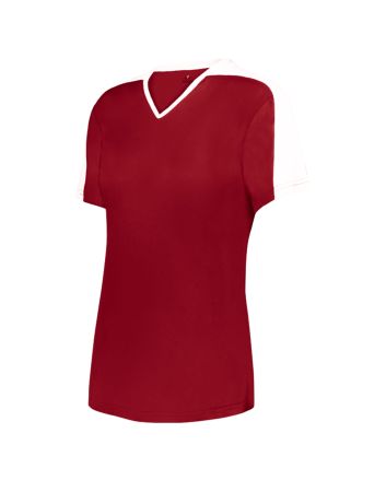 Alleson Athletic GIRLS V-NECK SOFTBALL JERSEY 558VG