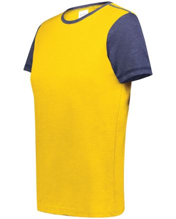 Augusta Sportswear Ladies Gameday Vintage Ringer Tee 6878