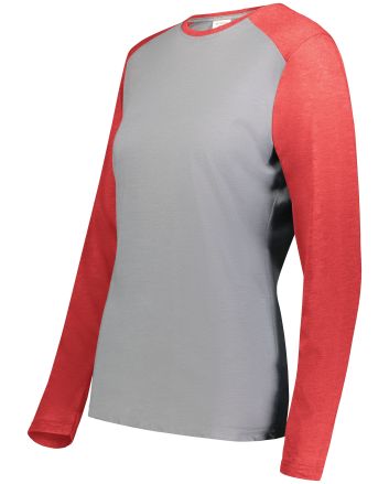 Augusta Sportswear Ladies Gameday Vintage Long Sleeve Tee 6883