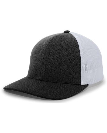 Pacific Headwear Heather Trucker PacFlex Cap P405