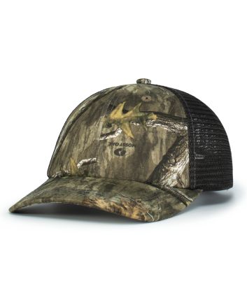 Pacific Headwear VINTAGE MOSSY OAK® TRUCKER CAP P640