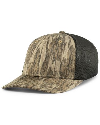 Pacific Headwear Mossy Oak® Low-Profile Trucker PacFlex Cap P691