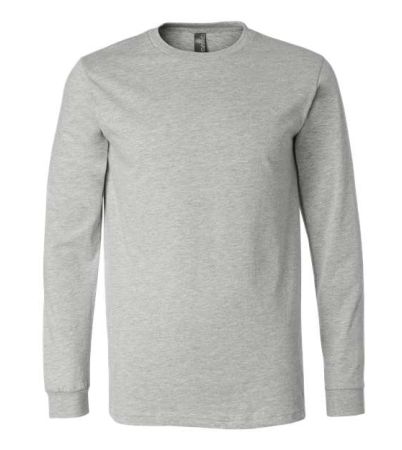 BELLA + CANVAS Heather CVC Long Sleeve Tee 3501CVC