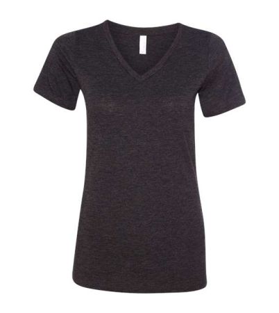 BELLA + CANVAS Women's Relaxed Triblend V-Neck Tee 6415