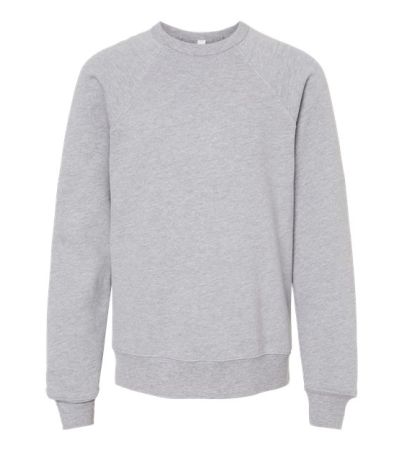 BELLA + CANVAS Youth Sponge Fleece Crewneck Sweatshirt 3901Y