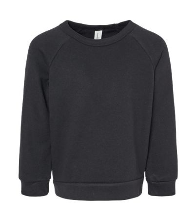 BELLA + CANVAS Toddler Sponge Fleece Raglan Crewneck Sweatshirt 3901T