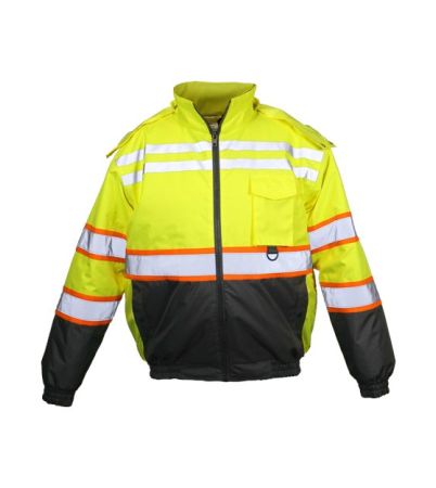Kishigo Unisex Economy Contrast Class 3 Bomber Jacket JS156
