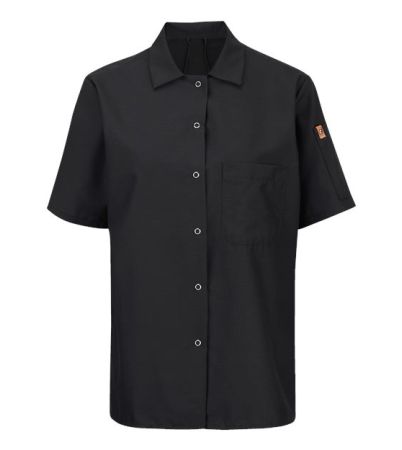 Chef Designs Women's Mimix™ Short Sleeve Cook Shirt with OilBlok 501X
