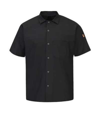 Chef Designs Mimix™ Short Sleeve Cook Shirt with OilBlok 502X