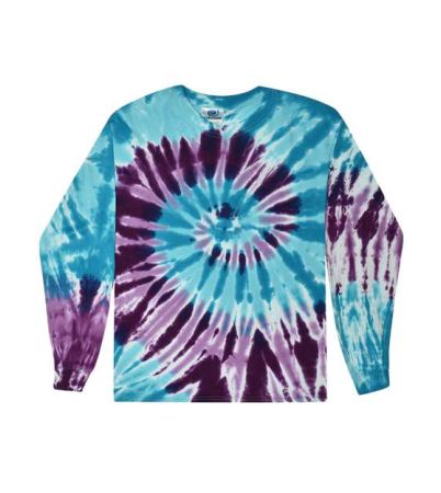 Colortone Unisex Tie-Dyed Long Sleeve T-Shirt 2000C