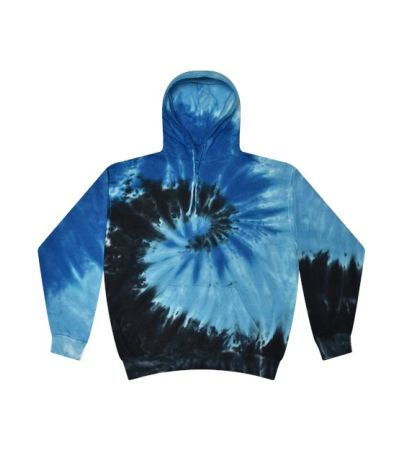 Colortone Unisex Tie-Dyed Hooded Sweatshirt 8777