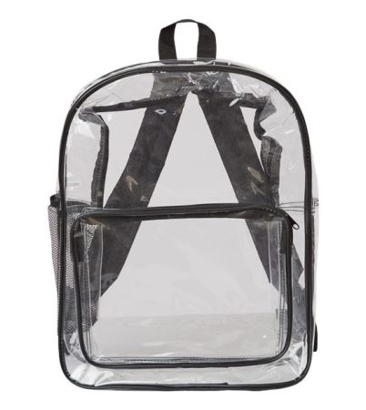Liberty Bags Large 17" Heavy Duty Clear Backpack 7013