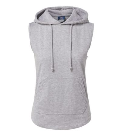 MV Sport Women's Kinsley Sleeveless Hooded Sweatshirt W24131