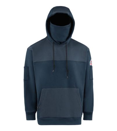 Bulwark Men's Flame-Resistant Fleece Hooded Sweatshirt SMM4