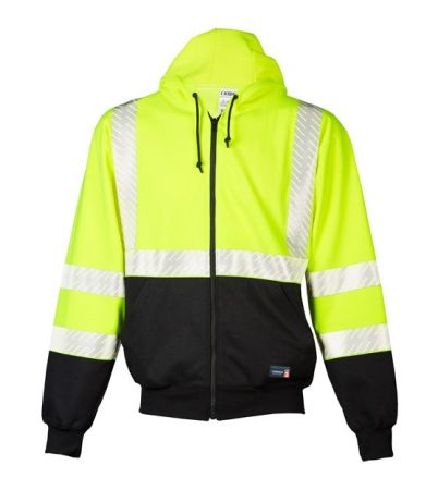 Kishigo Unisex FR Full-Zip Hooded Sweatshirt F507