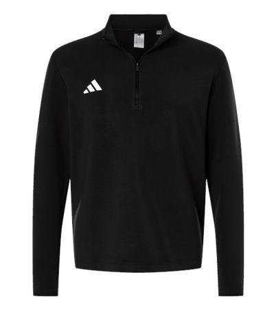 Adidas Men's 3-Stripes Quarter-Zip Pullover AT400