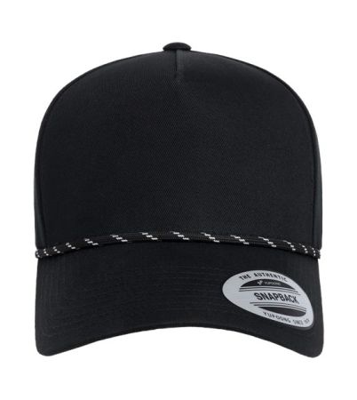 YP Classics Retro Cotton Blend Five-Panel Rope Cap 5079BD