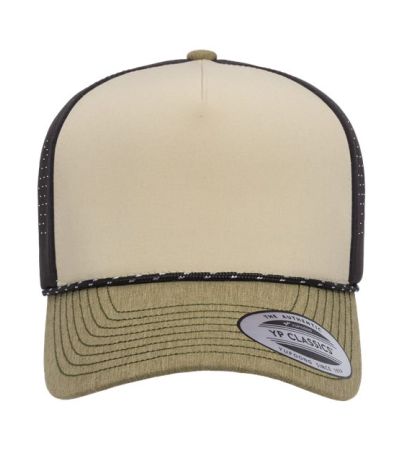 YP Classics Five-Panel Perforated Rope Cap 5389BD